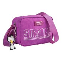 Bolsa Snoopy Retangular Sp2378 Transversal Feminina Em Nylon