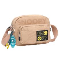 Bolsa Snoopy Semax Nylon Transversal com Chaveiro SP26017