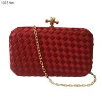 Bolsa Social Clutch Festa Trançada Noite / Casamento / Balada 1075 Bolsa Social Clutch Festa Trançada Noite / Casamento / Balada 1075
