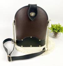 Bolsa Sofisticada Marrom Escuro