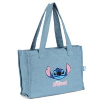 Bolsa Stitch Jeans Ombro Azul Menina Shopper Casual Bolsa Stitch Jeans Ombro Azul Menina Shopper Casual