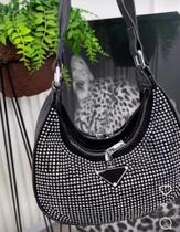 Bolsa strass tamanho médio