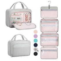 Bolsa suspensa de higiene pessoal de viagem LarHike impermeável para mulheres