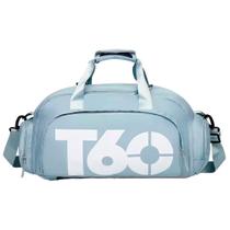 Bolsa T60 Academia Transversal Com Compartimentos Cor Azul Bolsa T60 Academia Transversal Com Compartimentos Cor Azul