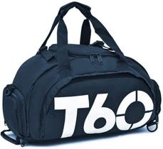 Bolsa T60 Mala de Academia Porta Tenis de Treino Azul