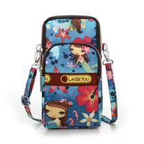 Bolsa Tactel Alça Tiracolo Removível Elástico De Braço Nylon