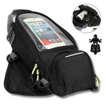 Bolsa Tanque Magnética Alforge Tanque Moto Capa Impermeável Universal Moto Celular À Prova D'água Bolsa Tanque Magnética Alforge Tanque Moto Capa Impermeável Universal Moto Celular À Prova D'água
