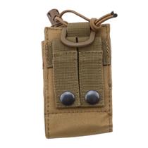 Bolsa Tática de Nylon Molle para Rádio - Suporte para Walkie Talkie e Carregador