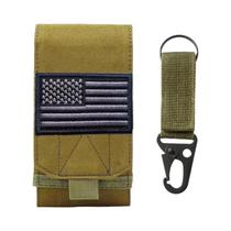 Bolsa Tática Dupla Molle Para Celular Com Laser, Bolsa De Cintura EDC Para Acampamento Ao Ar Livre,