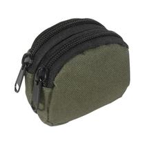 Bolsa Tática Leve De Nylon Para Homens Com Zíper Duplo, Porta Moedas, Pequeno Porta Cartões E