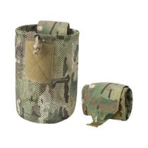 Bolsa Tática MOLLE Dobrável Com Cordão Para Carregadores E Utilidades, Bolsa De Cintura Em Malha EDC Bolsa Tática MOLLE Dobrável Com Cordão Para Carregadores E Utilidades, Bolsa De Cintura Em Malha EDC