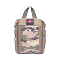 Bolsa Tática Molle EDC Para Primeiros Socorros, Kit De Emergência Para Camping E Sobrevivência Ao Ar