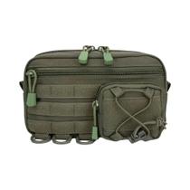 Bolsa Tática Molle Horizontal Para Administração, Organizador Utilitário EMT EDC Com Cordão Frontal