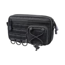Bolsa Tática Molle Horizontal Para Administração, Organizador Utilitário EMT EDC Com Cordão Frontal