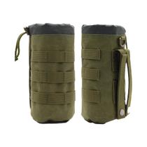 Bolsa Tática Molle para Garrafa de Água, Suporte para Camping, Hiking, Ciclismo, Pesca e Caça