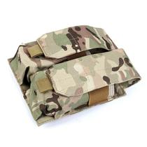 Bolsa Tática MOLLE Tripla Dupla Para Carregadores 556 762 M4 AR15 AK47 Para Wargame E Paintball