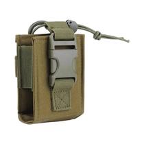 Bolsa Tática Portátil Molle 1000D Para Rádio Walkie Talkie, Suporte Para Interfone, Estojo De