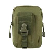 Bolsa Tática Unissex Para Celular Com Zíper, Cinto De Cintura Molle, Estojo Universal Para Carteira