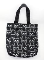 Bolsa Tecido Gato Cat Ecobag Sacola Feminina 100% Algodão