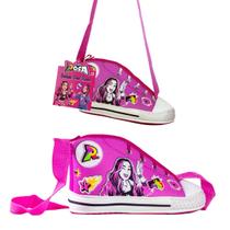 Bolsa Tênis Emilly Vick Dos Rosa Fashion Com Ziper
