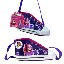 Bolsa Tênis Katlen Dos Rosa Fashion Com Ziper E Alça