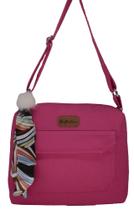 Bolsa Tereza com Lenço-pompom Pink - Fábio Maltez Bolsa Tereza com Lenço-pompom Pink - Fábio Maltez