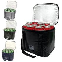 Bolsa Térmica 10 Litros Marmita Lanche Frutas Camping Latas Cerveja Refrigerante Agua Praia Parque Camping