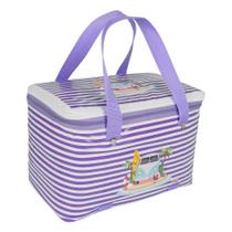 Bolsa Térmica 12 Litros Bag Freezer Praia Kombi Animada Azul Roxa Lilás - Rode