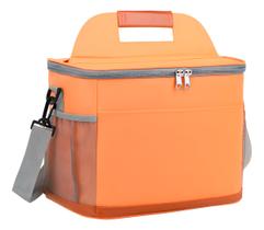 Bolsa Térmica 12L Marmiteira Oxford Impermeável Lanches e Bebidas