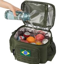 Bolsa Térmica 13L Reforçada Isotérmico 22x20x30cm para Praia Acampamento Trabalho Academia Trilha