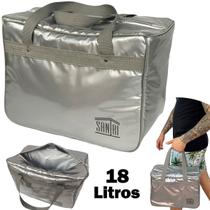 Bolsa Térmica 18 Litros Lanche Bebida Cerveja Refrigerante 25 Latas Viagem Praia Camping