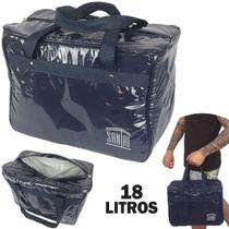 Bolsa Térmica 18 Litros Lanche Bebida Cerveja Refrigerante 25 Latas Viagem Praia Camping