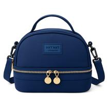 Bolsa Térmica 2 Andares Para Viagens Trabalho Necessaire