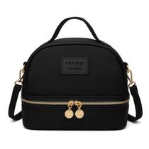 Bolsa Térmica 2 Andares Para Viagens Trabalho Necessaire