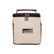 Bolsa Térmica 2 Potes - Marfim Com Marrom Style Model Bolsa Térmica 2 Potes - Marfim Com Marrom Style Model