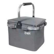 Bolsa Térmica 24 Latas Alça Alumínio Compacta 15,5L Abertura Lateral Bel Bolsa Térmica 24 Latas Alça Alumínio Compacta 15,5L Abertura Lateral Bel