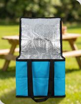 Bolsa Térmica 26L Azul Grande Cooler Praia Viagem - Western