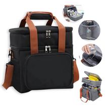 Bolsa Térmica 3 Compartimentos com Alça para Camping Academia Fitness Bolsa Térmica 3 Compartimentos com Alça para Camping Academia Fitness