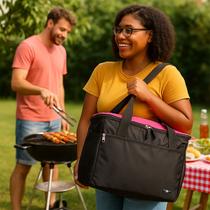 Bolsa Térmica 30L Reforçada Para Delivery Profissional Bolos de Pote Trufas Marmita Camping Praia Bolsa Térmica 30L Reforçada Para Delivery Profissional Bolos de Pote Trufas Marmita Camping Praia