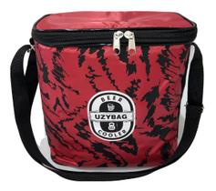 Bolsa Térmica 5 Litros Espaço Gelo Para Barril Chopp Vemelho
