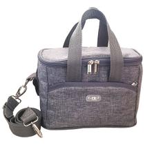 Bolsa Térmica 5L Luxo Para Marmita Lanche Bebidas Latas Praia Festa Churrasco Viagem Trabalho Compacta Reforçada Resistente Com Compartimento