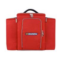 Bolsa Térmica 6 Potes - Vermelha com Cinza Monster Bolsa Térmica 6 Potes - Vermelha com Cinza Monster