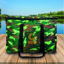 Bolsa Térmica 72 Litros Não Vaza Preta ou Camuflada para Cerveja Pesca - Sol & Lua