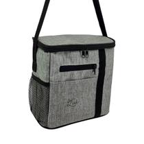 Bolsa Térmica 8L Masculina Feminina Nylon Reforçado com Alça Ajustável e Bolsos para Marmita Trabalho Lancheira Viagem Bolsa Térmica 8L Masculina Feminina Nylon Reforçado com Alça Ajustável e Bolsos para Marmita Trabalho Lancheira Viagem