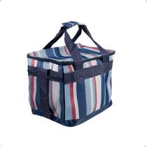Bolsa Térmica 9 litros Com Bolsos Laterais e Alça 12 latas Bolsa Térmica 9 litros Com Bolsos Laterais e Alça 12 latas