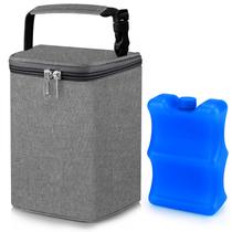 Bolsa térmica Accmor Breastmilk Isolated serve para 4 garrafas de 240 ml Bolsa térmica Accmor Breastmilk Isolated serve para 4 garrafas de 240 ml