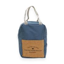 Bolsa Termica Azul Lancheira Porta Marmita Com Alça e Bolso na Frente 20 X 27 X 17cm Rio Home Bolsa Termica Azul Lancheira Porta Marmita Com Alça e Bolso na Frente 20 X 27 X 17cm Rio Home