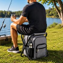 Bolsa Térmica Banqueta Portátil Pesca Praia Show Bolsa Térmica Banqueta Portátil Pesca Praia Show