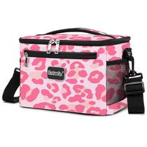 Bolsa Térmica BEIMILY de 8L para Adultos, Estampado Leopardo Rosa