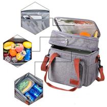 Bolsa Térmica Bolsinha Lancheira Marmita Passeios